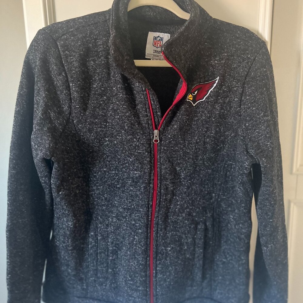 AZ Cardinals NFL Gear Full Zip Women's Jacket Size L